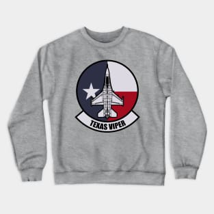 F-16 Texas Viper Patch Crewneck Sweatshirt